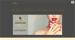 Desktop Screenshot of impressnails.ch